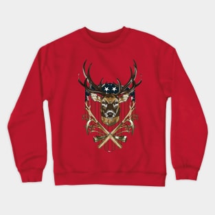 Bow Hunting Flag Buckwear Deer Hunter Accessories Crewneck Sweatshirt